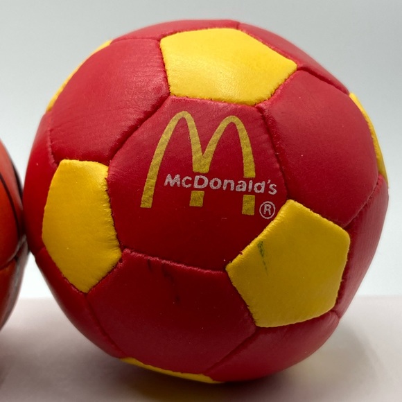 McDonald’s Sports Ball Happy Meal. Baseball, soccer, basketball, 2 footballs - Picture 4 of 4